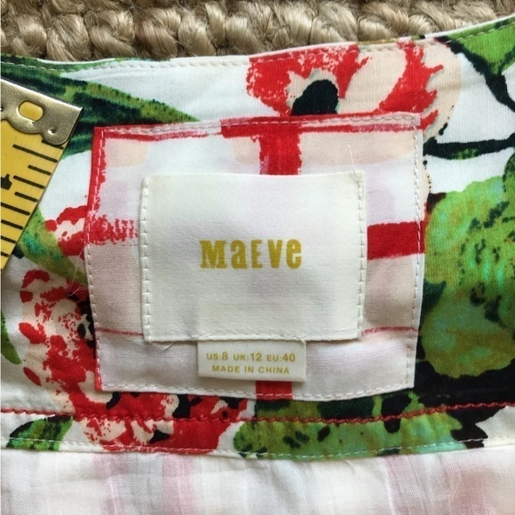 ANTHROPOLOGIE Maeve pleated skirt. Size 8. - Picture 9 of 11